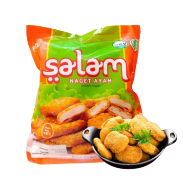 

Salam Naget Ayam 1Kg | Chicken Nugget Salam Beku Frozen - 500Gram