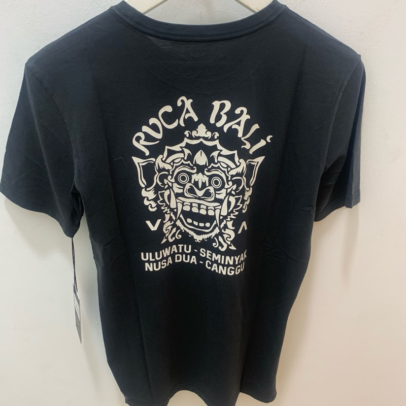 Kaos Pria Rvca Original Bali Mask Black New