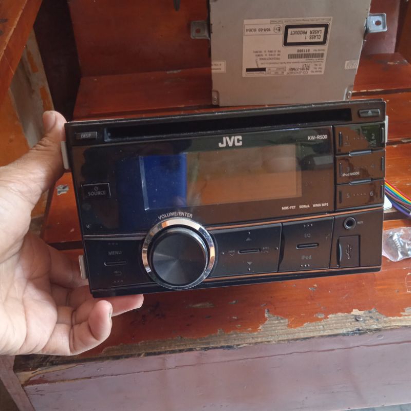 TAPE Mobil JVC CD RECEIVER model:KW-R500H4(made Indonesia)