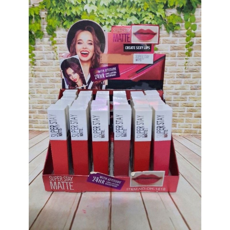 LIP MATTE SUPER STAY  BARCODE PERLUSIN OH1818
