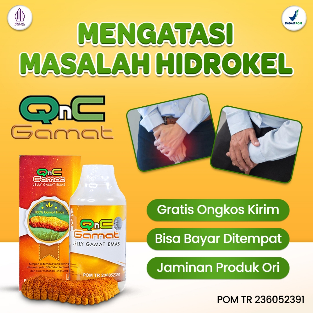 QNC GAMMAT- Obat Testis Bengkak -Obat hidrokel - Obat Hernia Paling Original Obat hernia Pria Dewasa