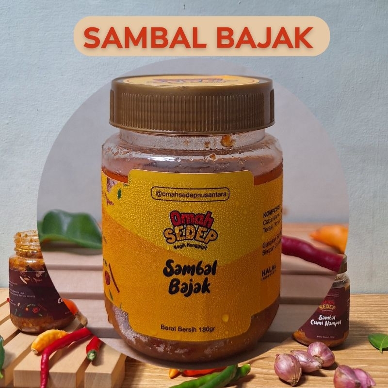 

Sambal Bajak 115 gram - Omah Sedep Nusantara