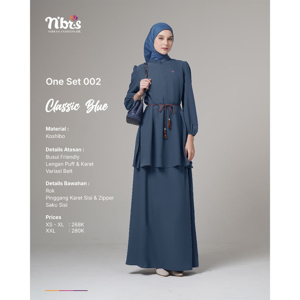NIBRAS SETELAN WANITA ONE SET 002