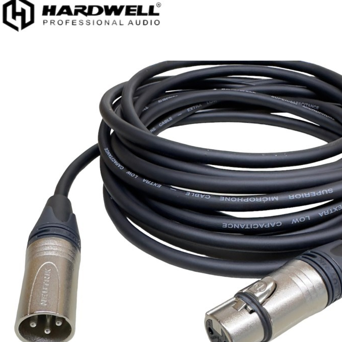 Kabel Mic Jack XLR Male to Female Input Audio Hardwell Jack BMA