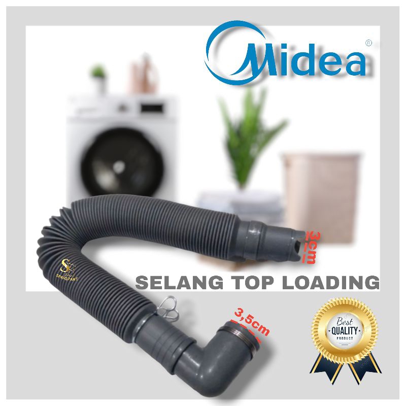 selang pembuangan mesin cuci MIDEA 1 tabung top loading