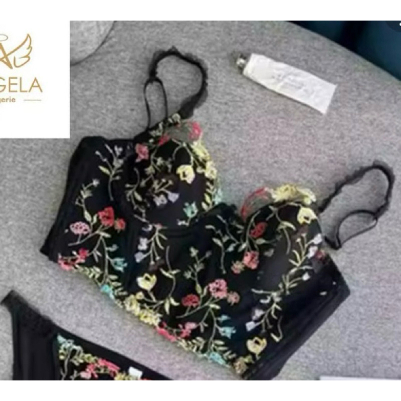 bustier hitam preloved