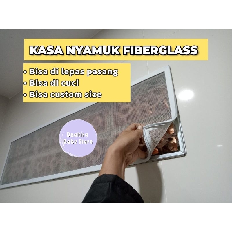 kasa nyamuk ventilasi udara custom size