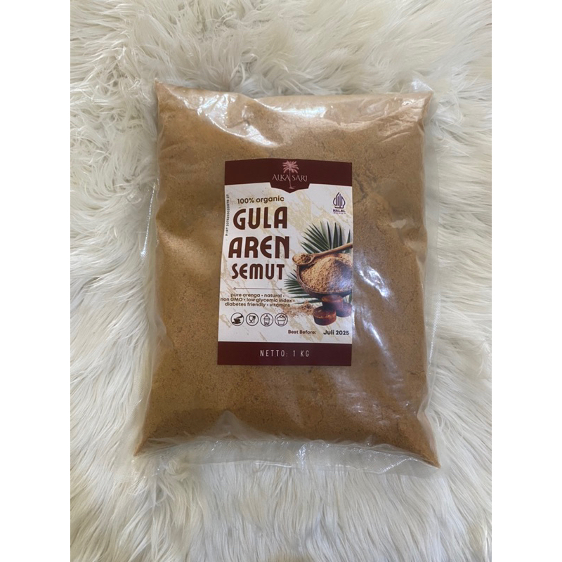 

gula aren bubuk 1 kg / gula aren bubuk / gula aren alka sari