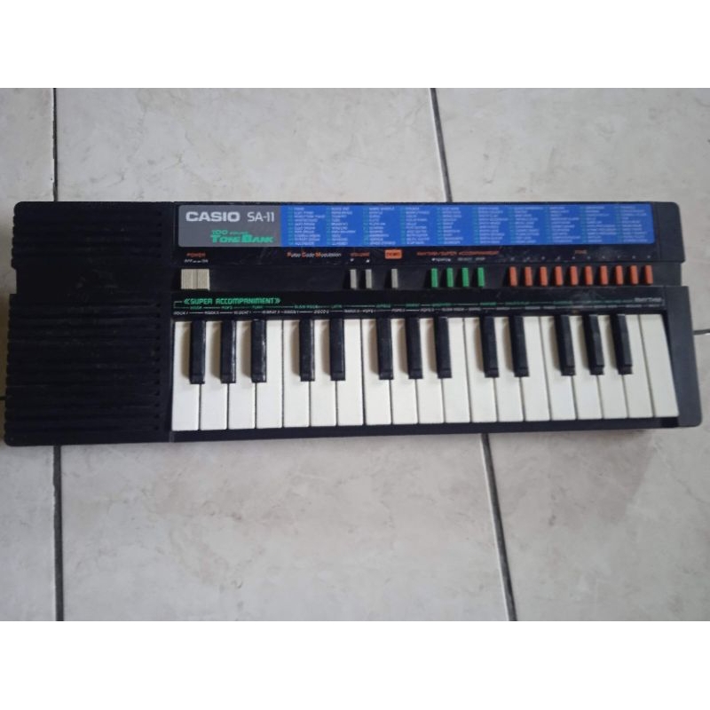 piano casio sa 11 keyboard casio bekas normal