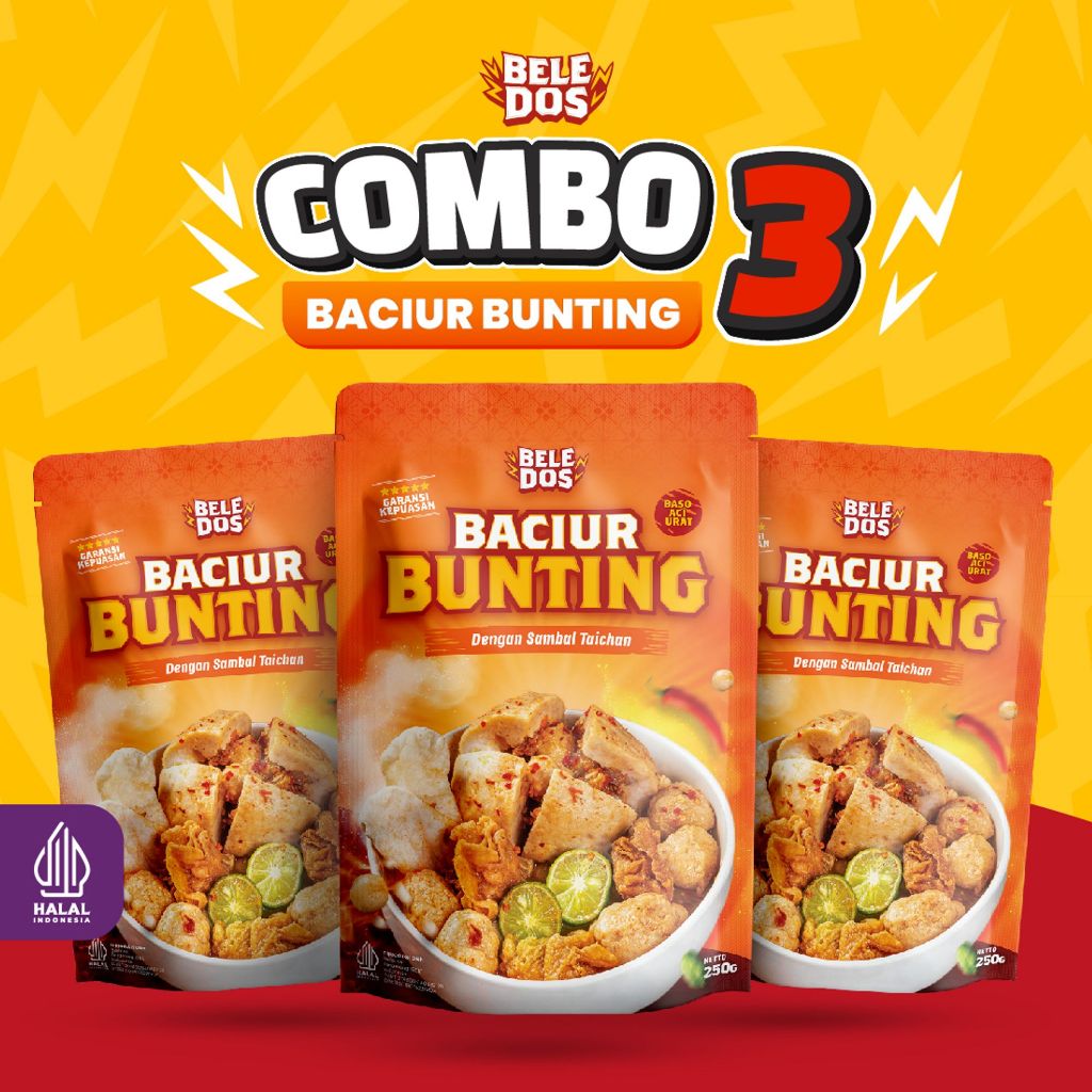 

Beledos Paket 3 Bunting Beranak (dapat 3 pcs Baciur Bunting Beranak)