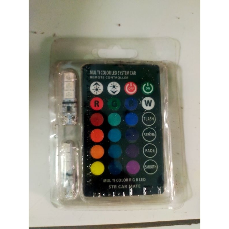 lampu senja warna-warni plus  remot