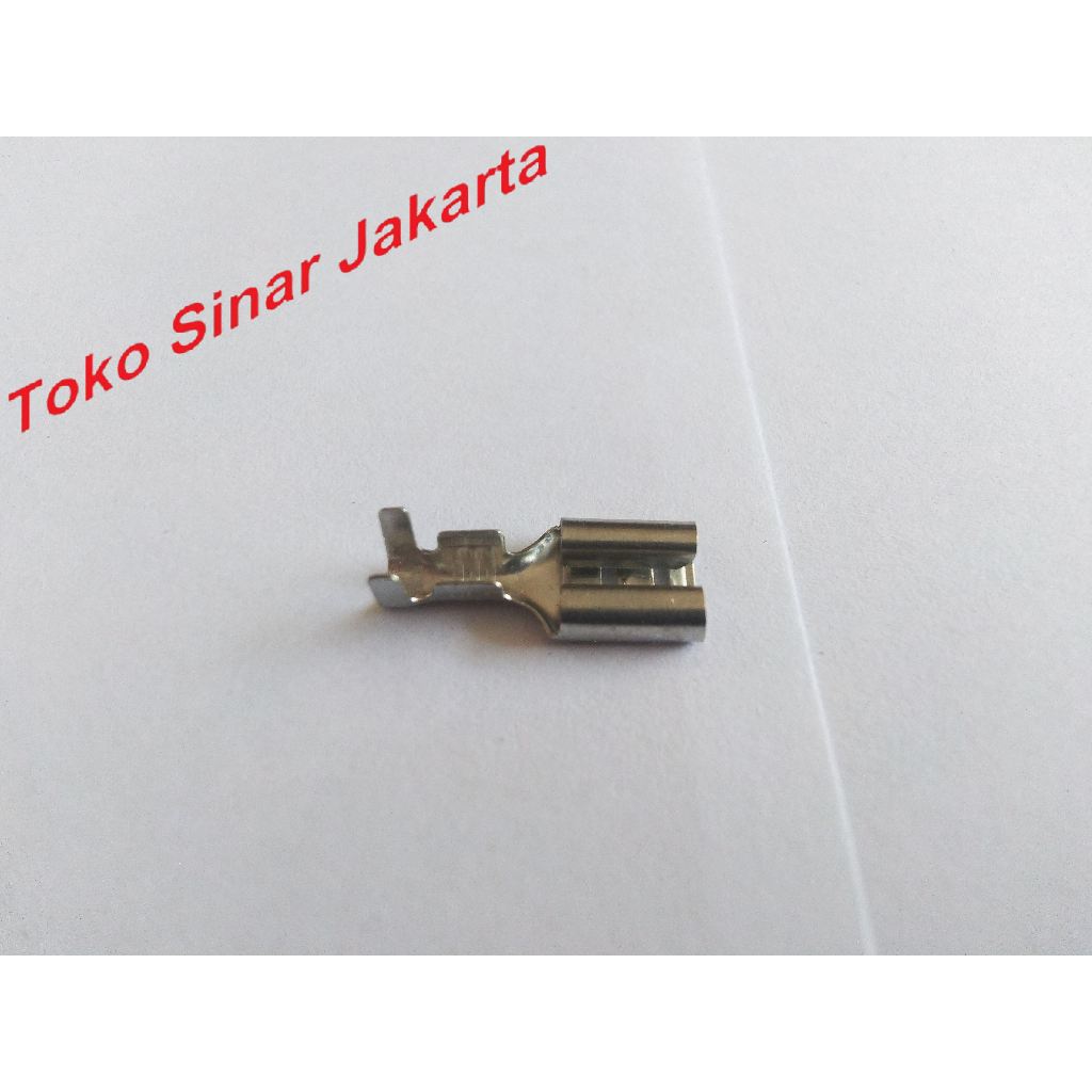 Skun Sekun Socket Soket Cucuk Gepeng Kabel Terminal Konektor Wire Connector BESAR Betina Female