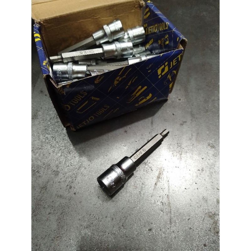 Kunci sok L eceran JETJO TOOL - Hex bit 4-5-6-8-10-12 mm - harga 1 pcs