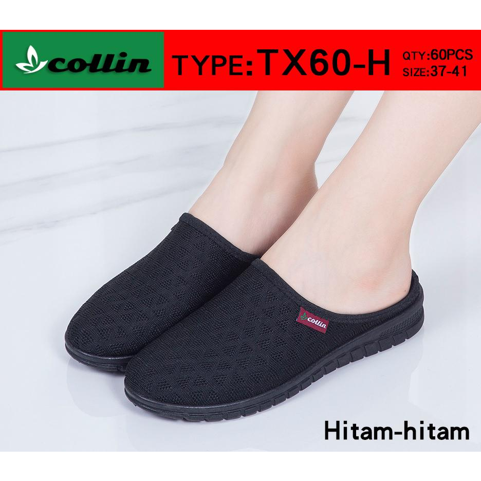 SEPATU  SHOES BUSTONG FLAT WANITA MEREK COLLIN  TERBARU  UK 37/41 SEPATU BUTSONG WANITA RAJUT
