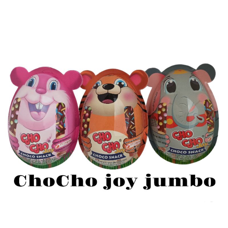 

Cho cho Joy Jumbo/Cokelat Telor 40 Gr/Perpcs