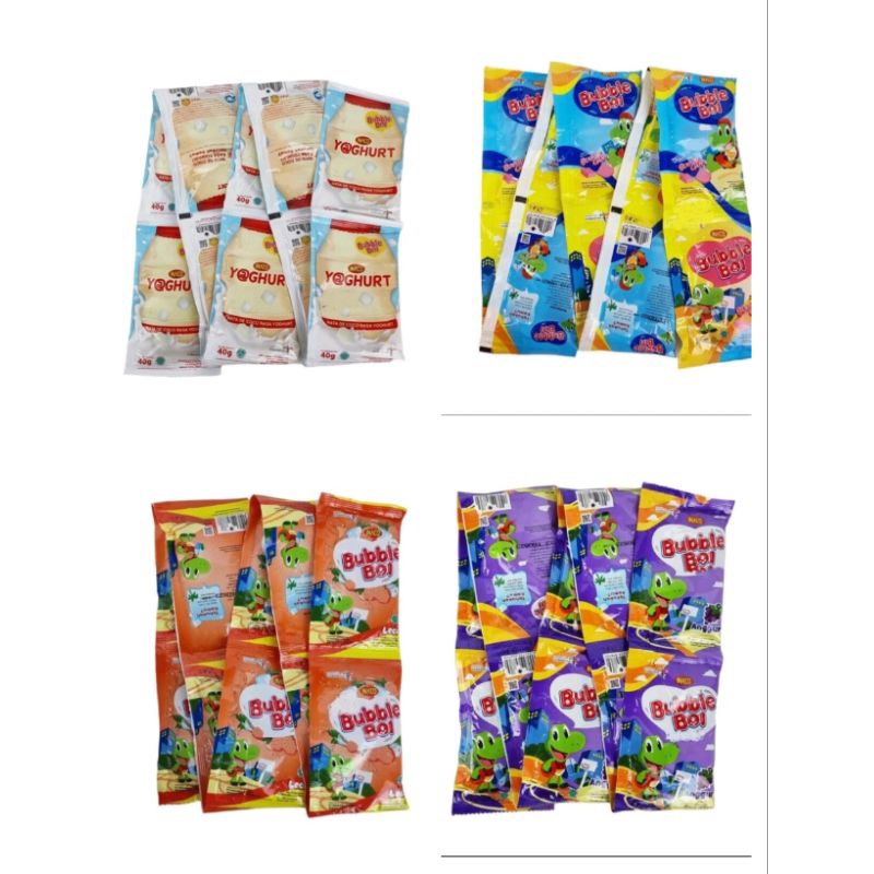 

Inaco Bubble Boi Nata De coco & Yoghurt Renceng - Netto 10 Bks x 30gram