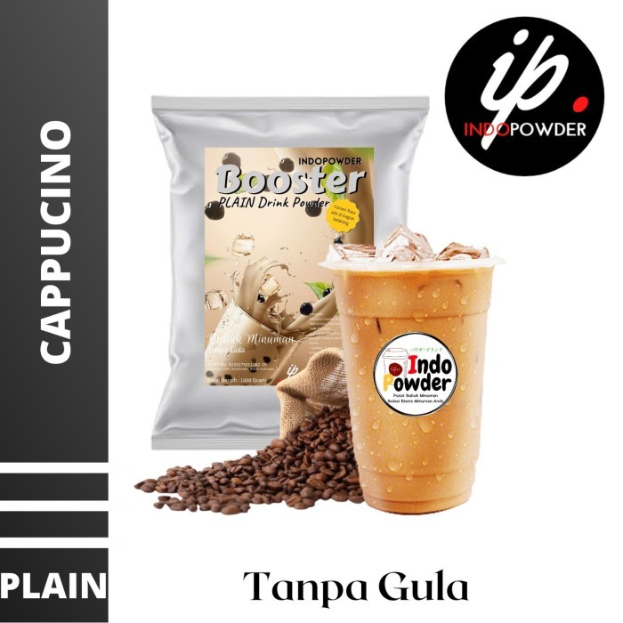 

PLAIN Bubuk Minuman CAPPUCINO 1Kg - CAPPUCINO Tanpa Gula 1Kg