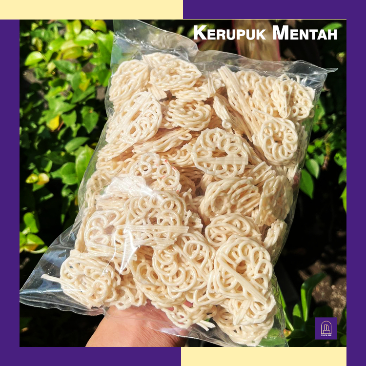 

Kerupuk Mentah Mawar Kecil 400gr - Kerupuk Bawang