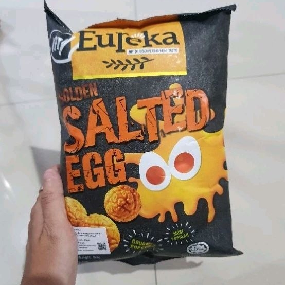 

Eureka gourmet popcorn SALTED EGG 80gr