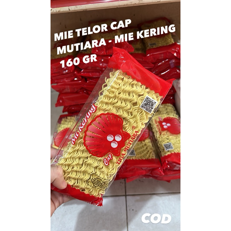 

MIE KERING CAP MUTIARA - MIE TELOR 160 GR