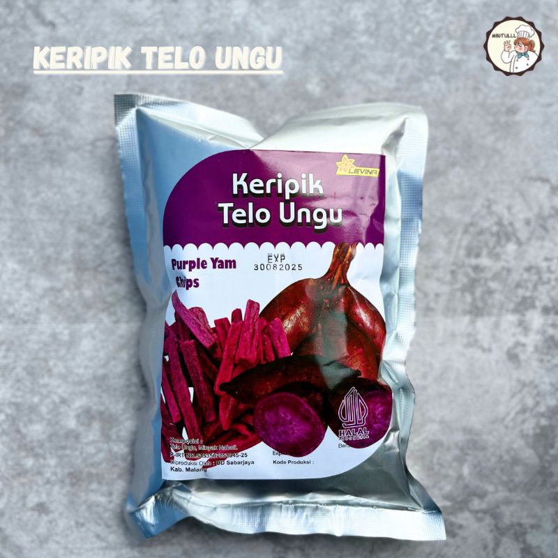 

CAMILAN KERIPIK BUAH OVEN TELO UNGU SUPER FRUITS CHIPS LEVINA SNACK ENAK MURAH 100 GRAM