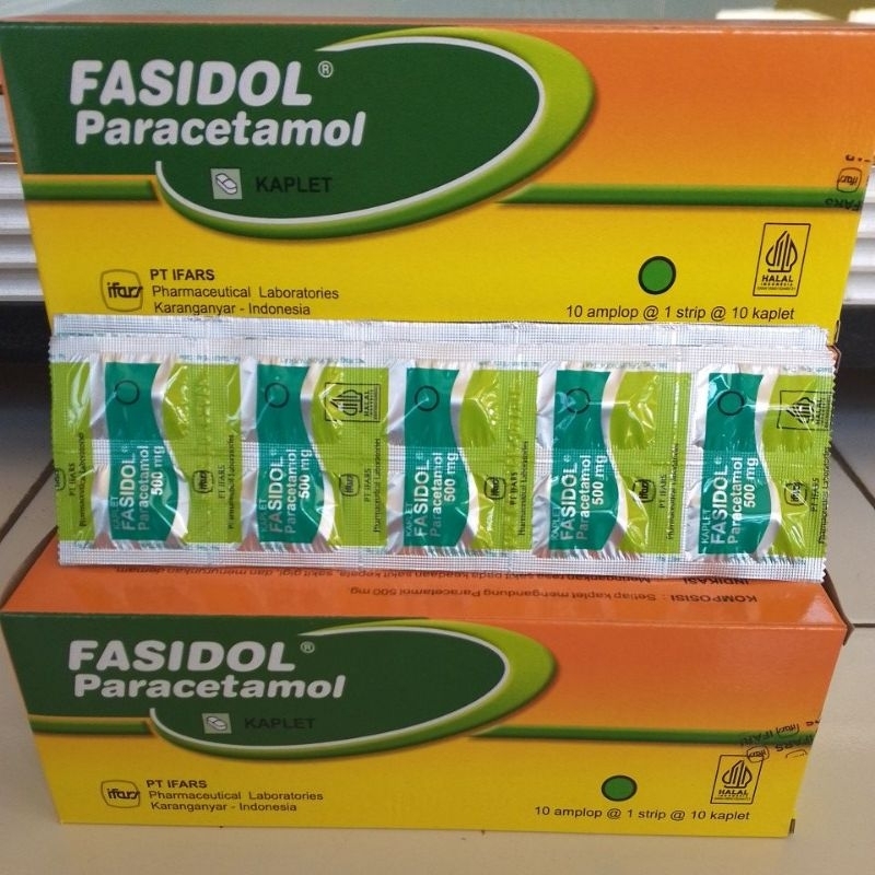 FASIDOL KAPLET (PARACETAMOL 500mg)