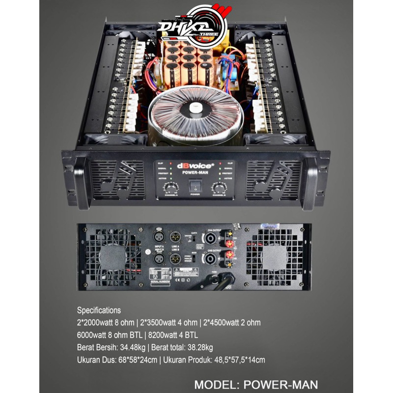 POWER DBVOICE POWER MAN CLASS GB / Power Dbvoice Power Man Gb / power db voice powerman Class GB