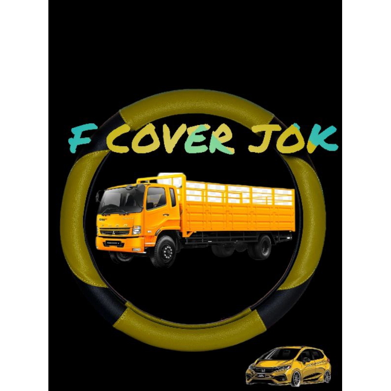 cover sarung stir pelindung stir bungkus stir variasi mobil truk besar fuso fighter x 240ps euro 4/x