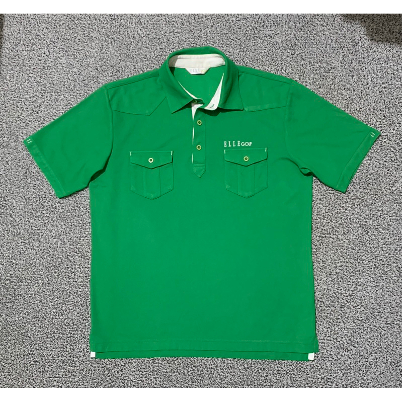 Elle golf Green double pocket Golf Shirt