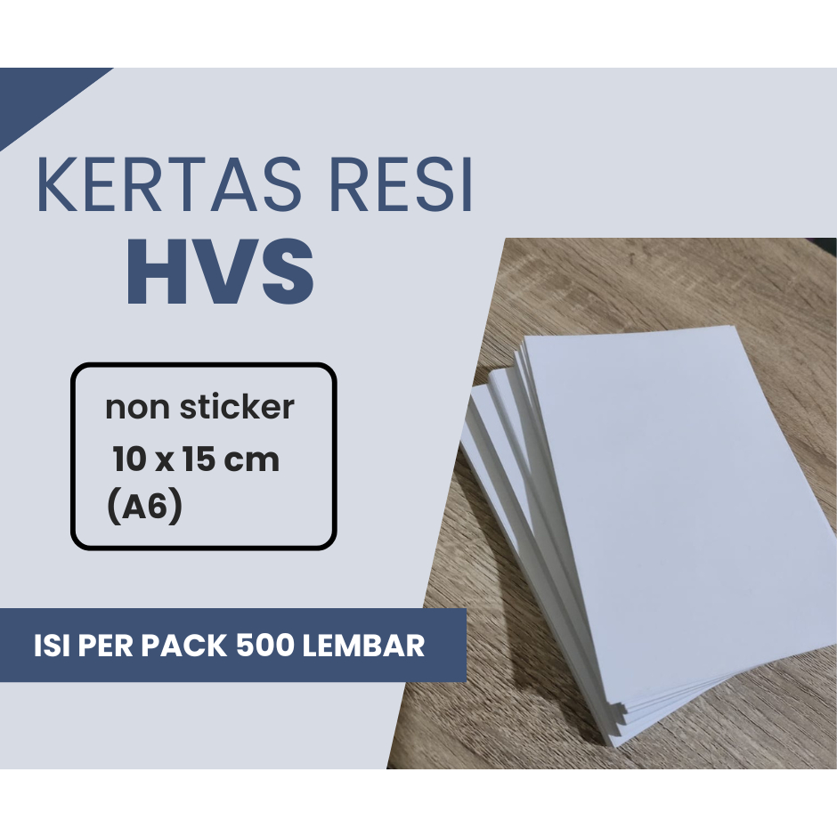 

Kertas Resi HVS 70 gr Label Resi Olshop isi 500 Lembar