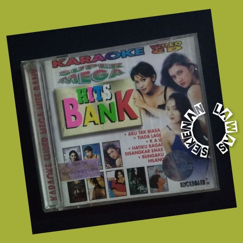 VCD Karaoke Super Mega Hits Bank / Pay,Alda,Nafa Urbach, Nicky Astria,Gong 2000 dll (Mulus)