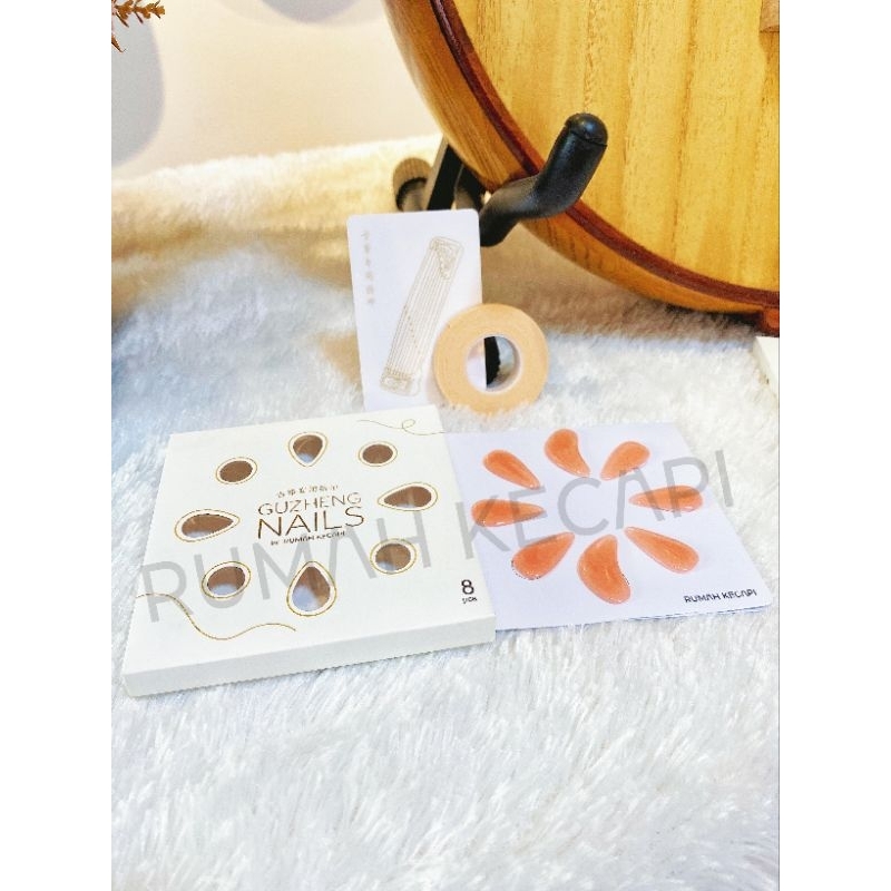 Set kuku guzheng pink