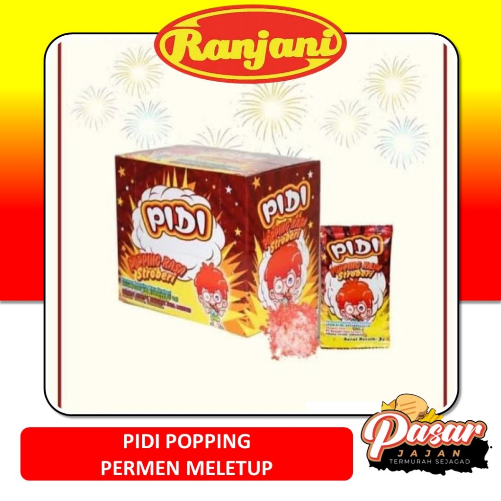 

Permen Pidi Popping Ledak Meletup di Mulut Mainan Anak Murah Isi 30X2.5Gr