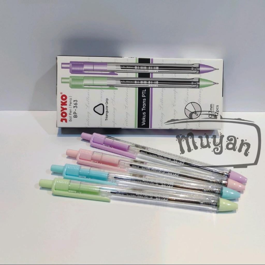

Pena Joyko Vokus Pastel 12Pcs/1Pack Joyko BP-363