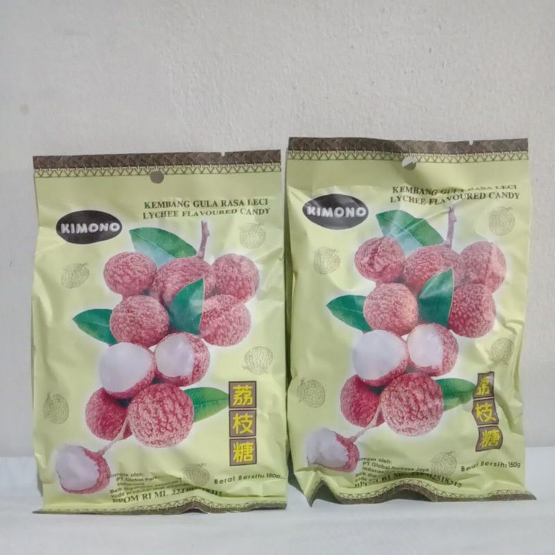 

permen leci kimono lychee candy 150 gr/kimono lychee candy MPD