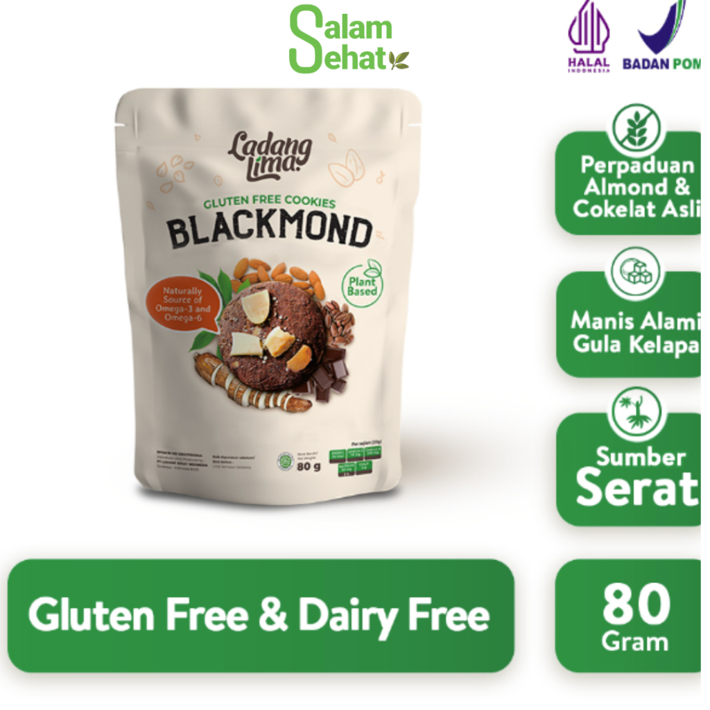 

Blackmond Mini Bites 80g - Ladang Lima Healthy Cookies Gluten Free With Protein