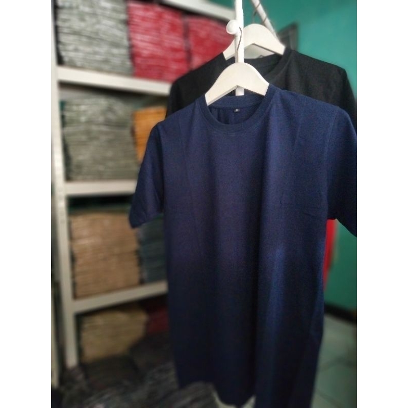 Kaos Polos Dewasa [Warna Biru Navy]