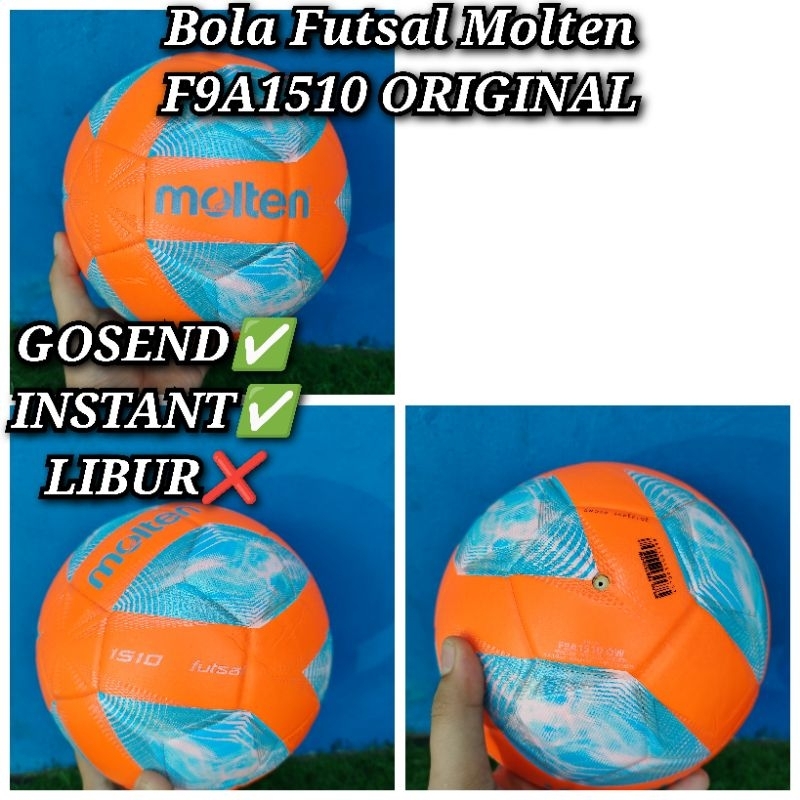 Bola Futsal Molten F9A1510 original bola kaki putsal size 4