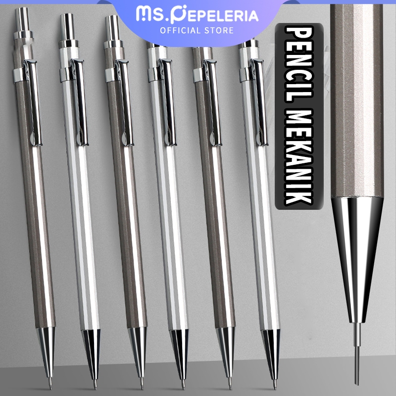 

Pencil Mekanik - besi - 0.7/0.5mm/pensil mekanik/Pensil Mekanik Bahan Besi Kualitas Bagus-Ms.Pepeleria