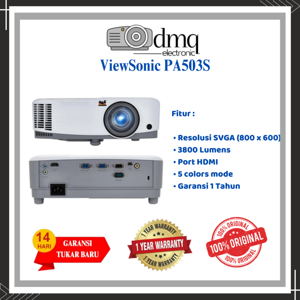 Viewsonic pa503s / proyektor viewsonic pa503s