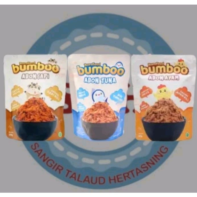 

BUMBOO ABON AYAM / ABON SAPI 100gr & ABON TUNA 100gr