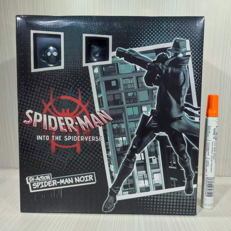 mainan figure spiderman Sentinel noirdetail artikulasi recasttinggi sekitar 6 inchJBEwotHKH#spiderma