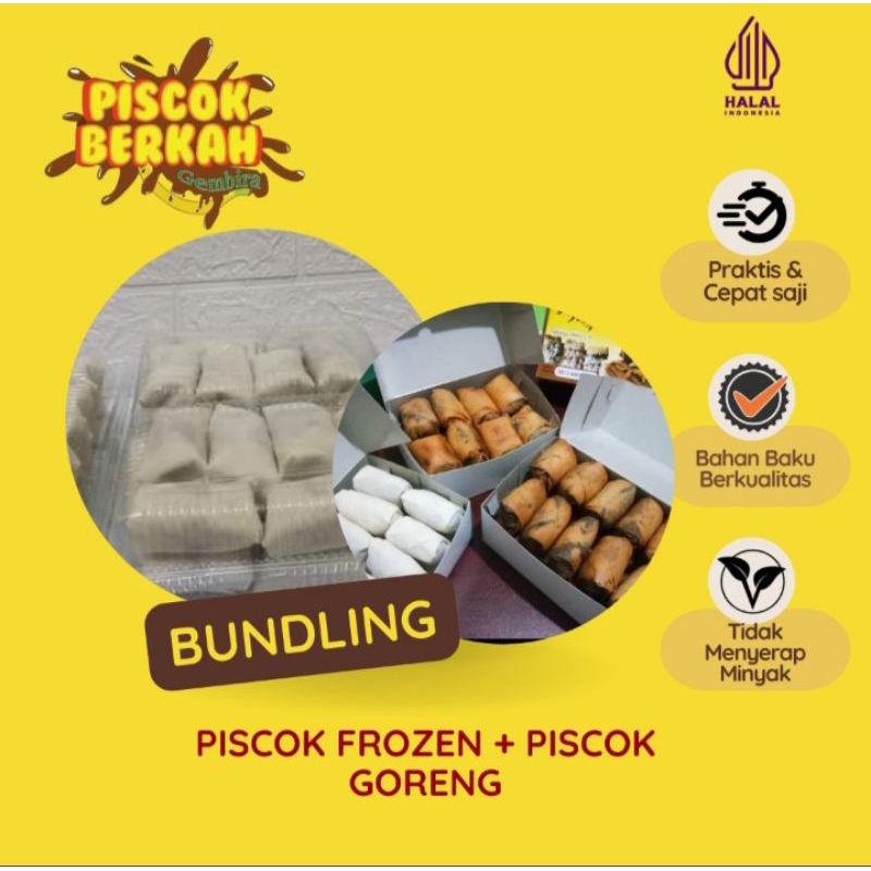 

BUNDLING PAKET COMBO PISCOK FROZEN + PISCOK GORENG