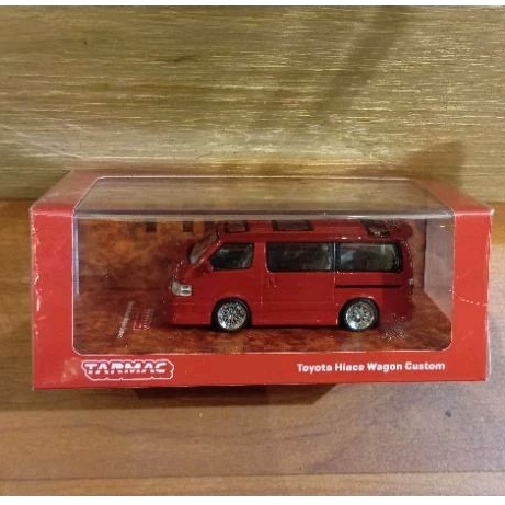 TARMAC WORKS TOYOTA HIACE WAGON CUSTOM RED TARMACWORKS