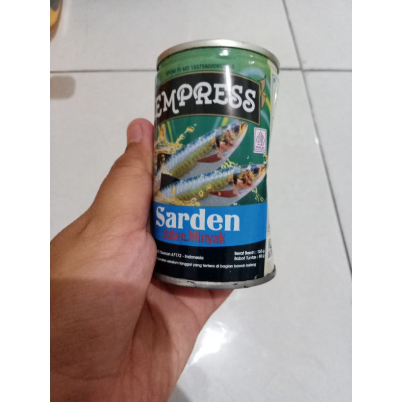 

Sarden empres dan tuna dalam minyak 155 gr