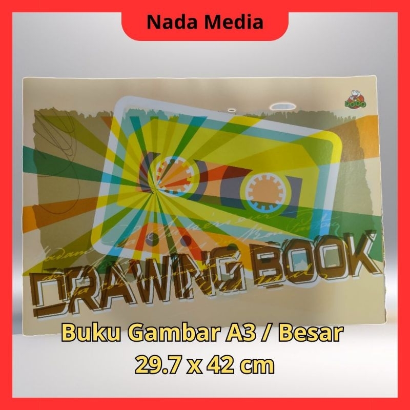 

1 Pcs Buku Gambar A3 Dodo / Buku Gambar Besar