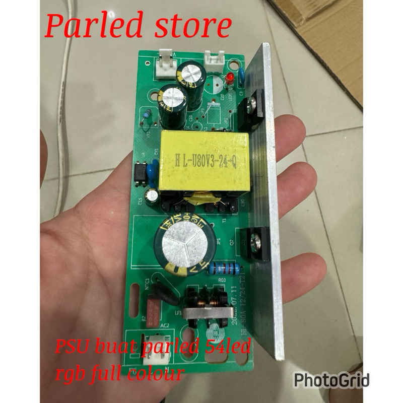 PSU BUAT LAMPU PARLED 54LED RGB FULL COLOUR