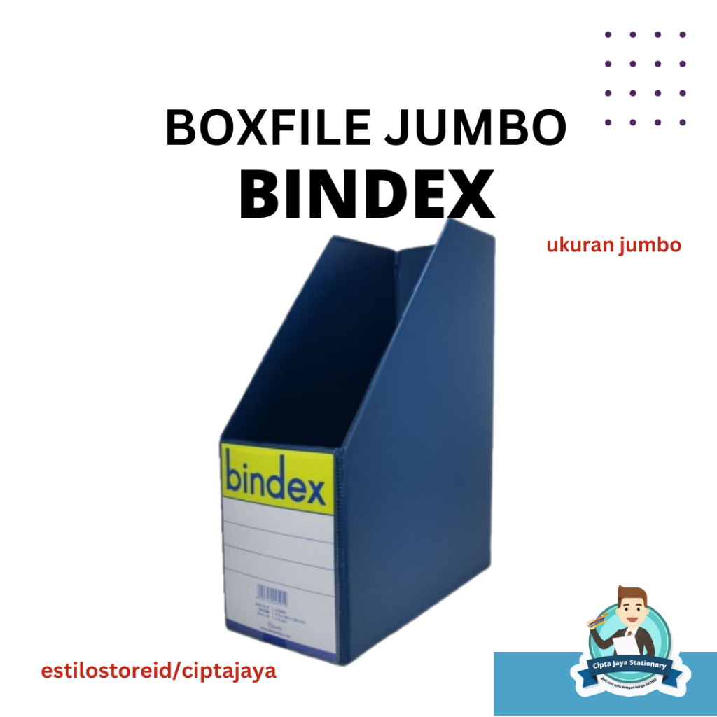 

BOX FILE JUMBO BINDEX /BOXFILE BINDEX