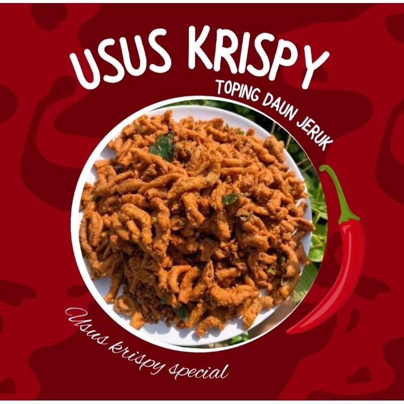 

Usus krispy renyah Original dan pedas daun jeruk 250 gram