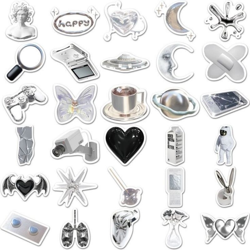 

STICKER BLACK AND WHITE THEME (1)